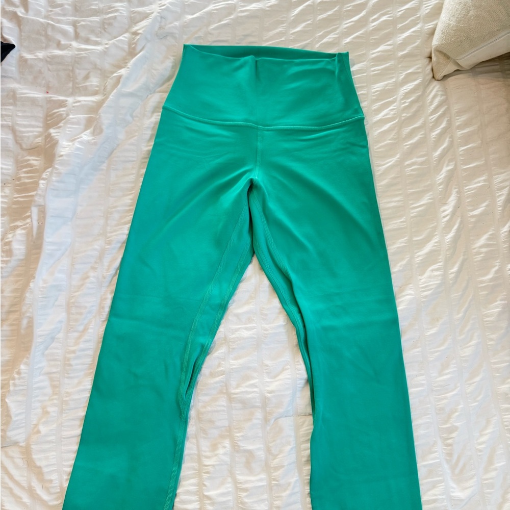 Lululemon Athletica align Teal Leggings 25”